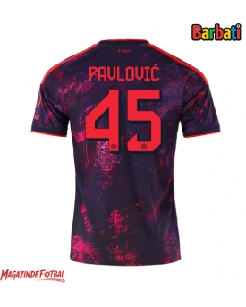 Bayern Munich Aleksandar Pavlovic #45 Tricou Fotbal Replică 2026-27 Barbati Treilea